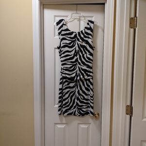 Zebra print dress
